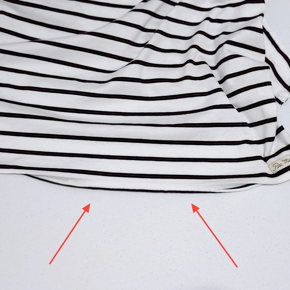 Peter Millar Double Mercerized Cotton Knit Striped Polo Shirt XXL Preppy Golf